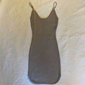 GREY BODYCON SUNDRESS